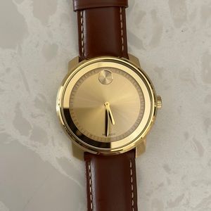 MOVADO gold tone watch